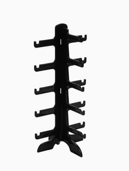 Подставка под очки 5 мест, 16×14.5×31 см, чёрная