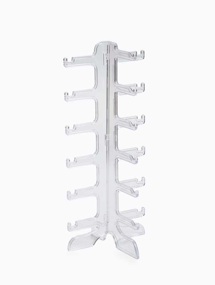 Подставка под очки 6 мест, 16×14.5×35.5 см, прозрачная