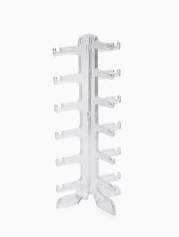 Подставка под очки 6 мест, 16×14.5×35.5 см, прозрачная