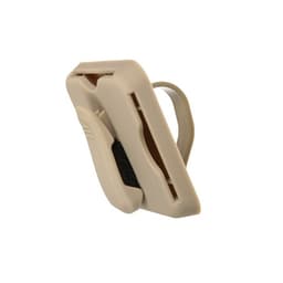 Держатель для очков и визиток на солнцезащитный козырек, бежевый