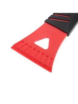 Скребок для удаления льда и снега TORSO, ширина 7 см, красно-черный