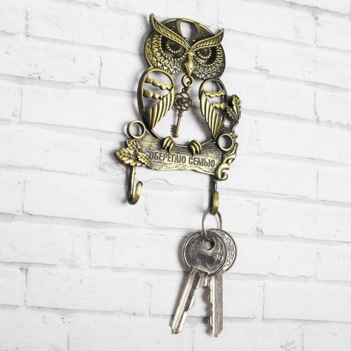 Ключница настенная «Оберегаю семью», 7×10 см