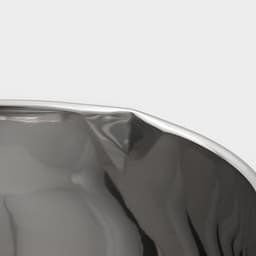 Миска, 2.5 л, 23.5×20.5×11.5 см, с противоскользящим дном и мерной шкалой, силиконовая ручка, МИКС