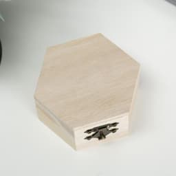 Шкатулка для росписи дерево «Шестигранник» 9×4.5×8 см