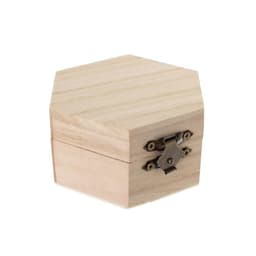 Шкатулка для росписи дерево «Шестигранник» 9×4.5×8 см