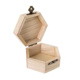 Шкатулка для росписи дерево «Шестигранник» 9×4.5×8 см