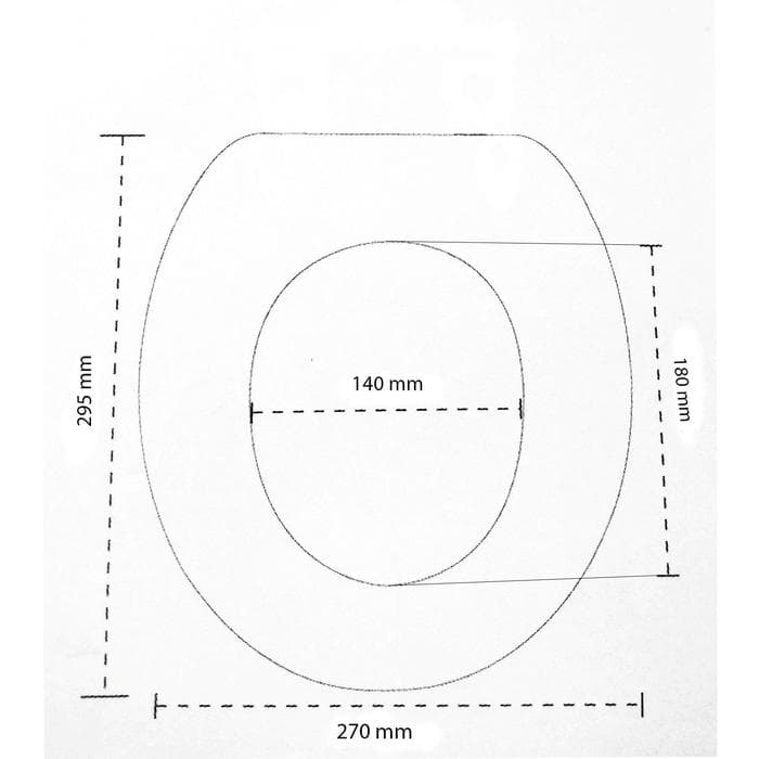 Сиденье для унитаза с крышкой, 42×37 см, двойное