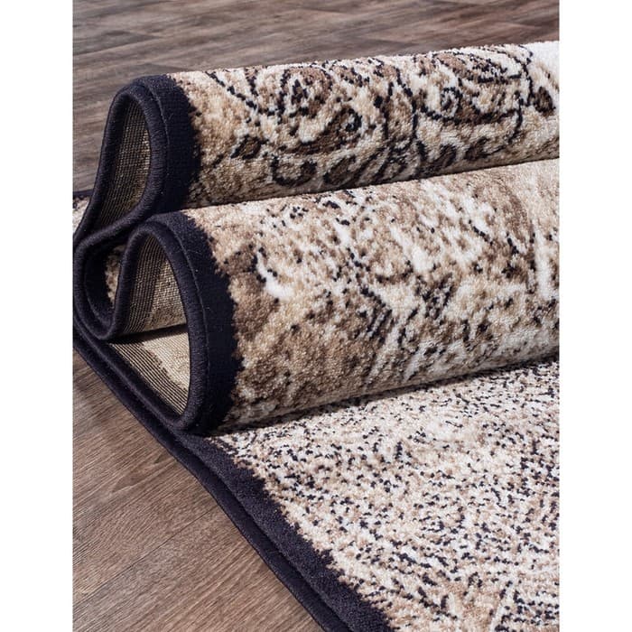 Ковёр прямоугольный Merinos Valencia Deluxe, размер 100×200 см, коричневый
