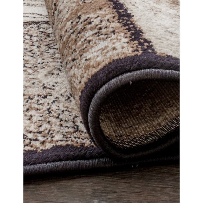 Ковёр прямоугольный Merinos Valencia Deluxe, размер 100×200 см, коричневый