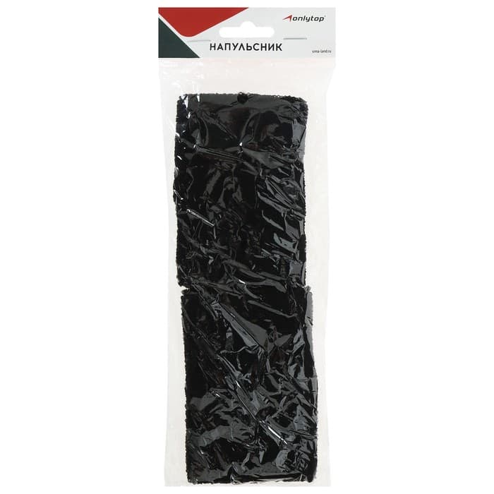 Напульсники на руку ONLYTOP, 8×10 см, цвет чёрный