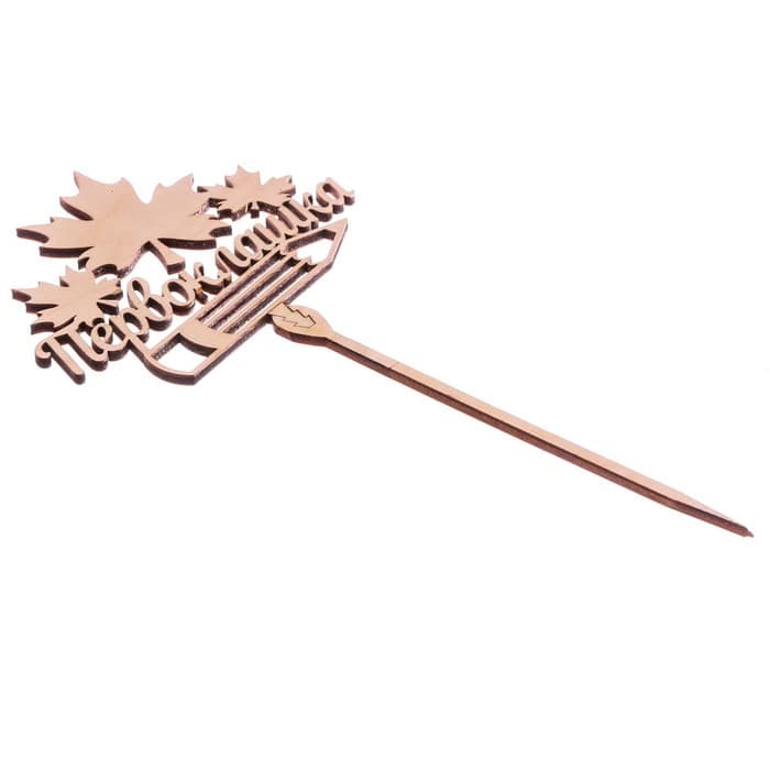 Топпер для торта деревянный «Первоклашка»