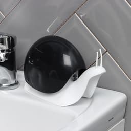 Дозатор для мыла Доляна «Улитка», 120 мл, чёрный