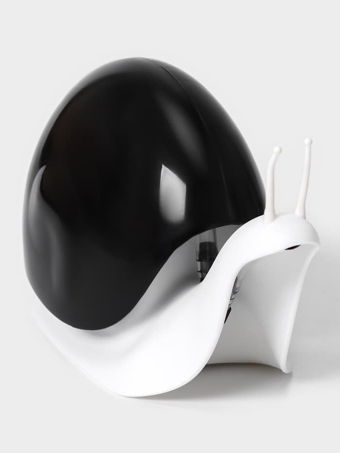 Дозатор для мыла Доляна «Улитка», 120 мл, чёрный