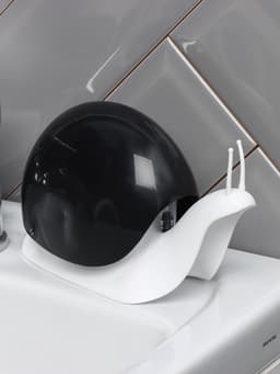 Дозатор для мыла Доляна «Улитка», 120 мл, чёрный