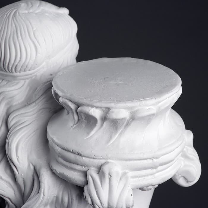 Фигура - подставка «Восточная красавица» белая, 30×27×90 см