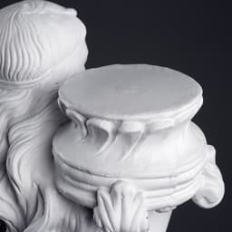 Фигура - подставка «Восточная красавица» белая, 30×27×90 см