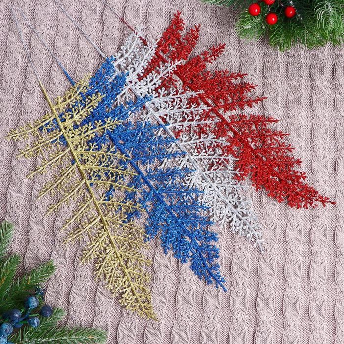 Декор блеск «Папоротник», 14×32 см, МИКС