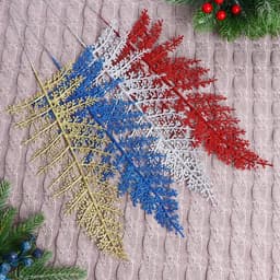 Декор блеск «Папоротник», 14×32 см, МИКС