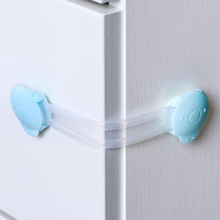 Блокираторы для дверей и ящиков, универсальные, гибкие, 17 см, 2 шт., МИКС, Крошка Я