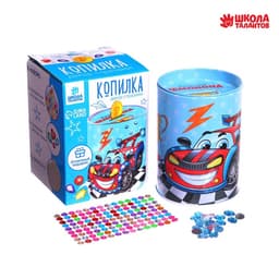 Набор для творчества. Копилка для декорирования стразами «Копилка чемпиона»
