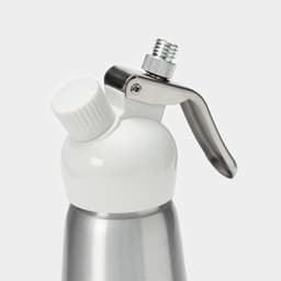 Сифон для взбивания сливок и газировки KONFINETTA, 500 мл, 3 насадки, алюминий, серебристый