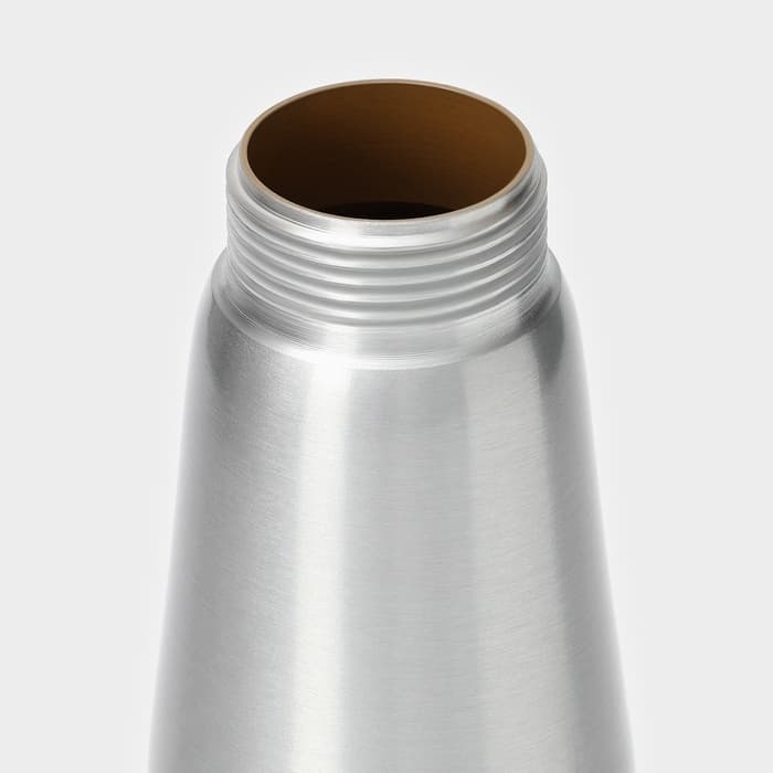 Сифон для взбивания сливок и газировки KONFINETTA, 500 мл, 3 насадки, алюминий, серебристый