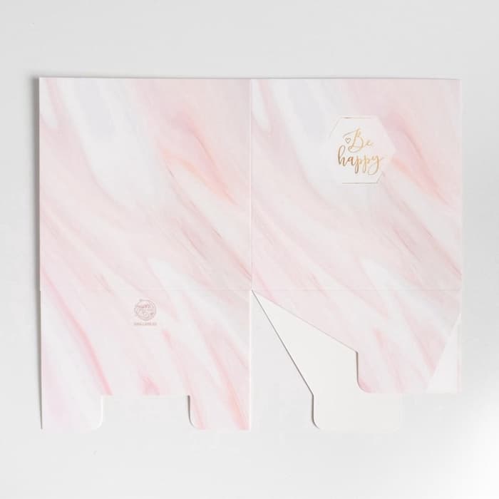 Коробка - переноска для цветов с PVC крышкой Be happy, 12×12×12 см