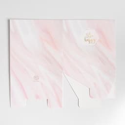Коробка - переноска для цветов с PVC крышкой Be happy, 12×12×12 см