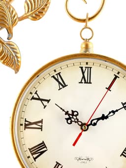 Часы настенные интерьерные «Финетти», двусторонние, на подвесе, 28×29.5 см, d=21.5 см, от батареек 2×АА