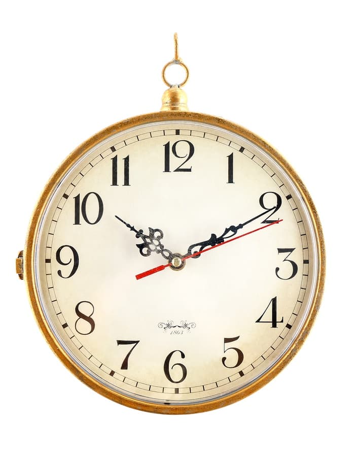 Часы настенные интерьерные «Финетти», двусторонние, на подвесе, 28×29.5 см, d=21.5 см, от батареек 2×АА
