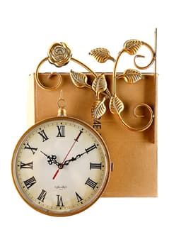 Часы настенные интерьерные «Финетти», двусторонние, на подвесе, 28×29.5 см, d=21.5 см, от батареек 2×АА