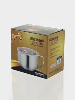Кружка с вакуумной крышкой, 1.3 л, d=15 см, нержавеющая сталь, серебристая