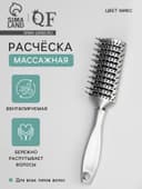 Расчёска массажная, продуваемая, 5×22 (±1) см, МИКС