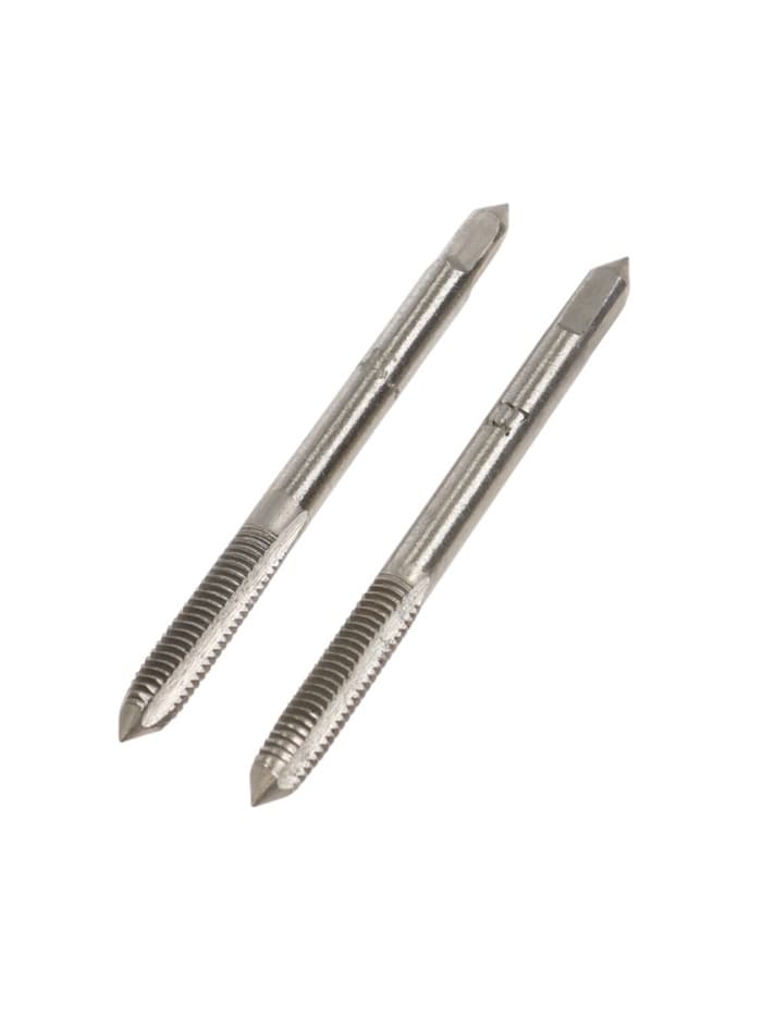 Метчики метрические ручные ТУНДРА, М4×0.7 мм, комплект из 2 шт.