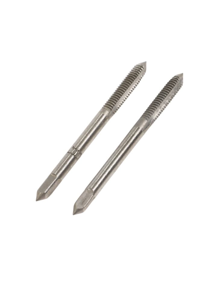 Метчики метрические ручные ТУНДРА, М4×0.7 мм, комплект из 2 шт.