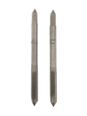 Метчики метрические ручные ТУНДРА, М4×0.7 мм, комплект из 2 шт.