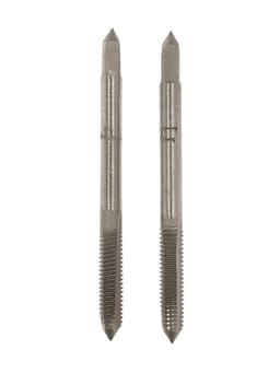 Метчики метрические ручные ТУНДРА, М4×0.7 мм, комплект из 2 шт.