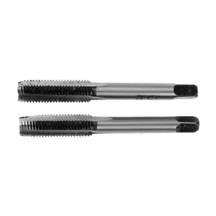 Метчики метрические ручные ТУНДРА, М8×1 мм, комплект из 2 шт.