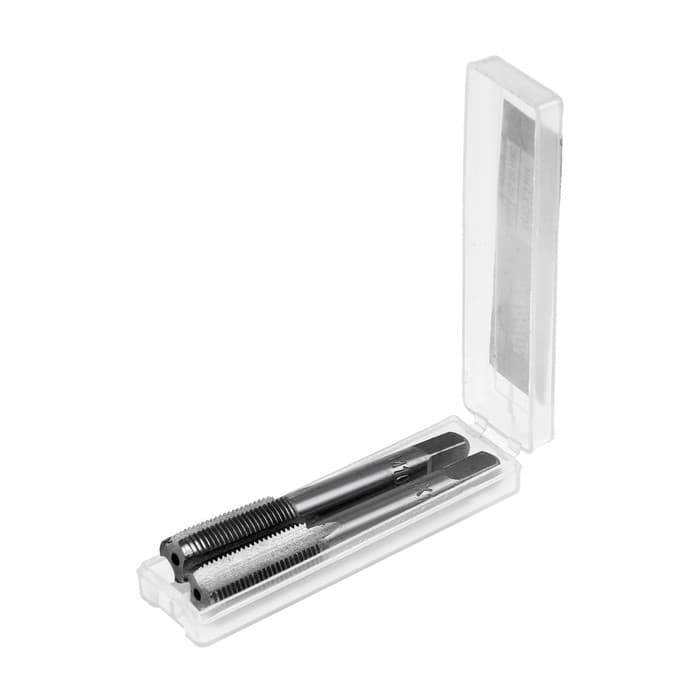 Метчики метрические ручные ТУНДРА, М10×1 мм, комплект из 2 шт.