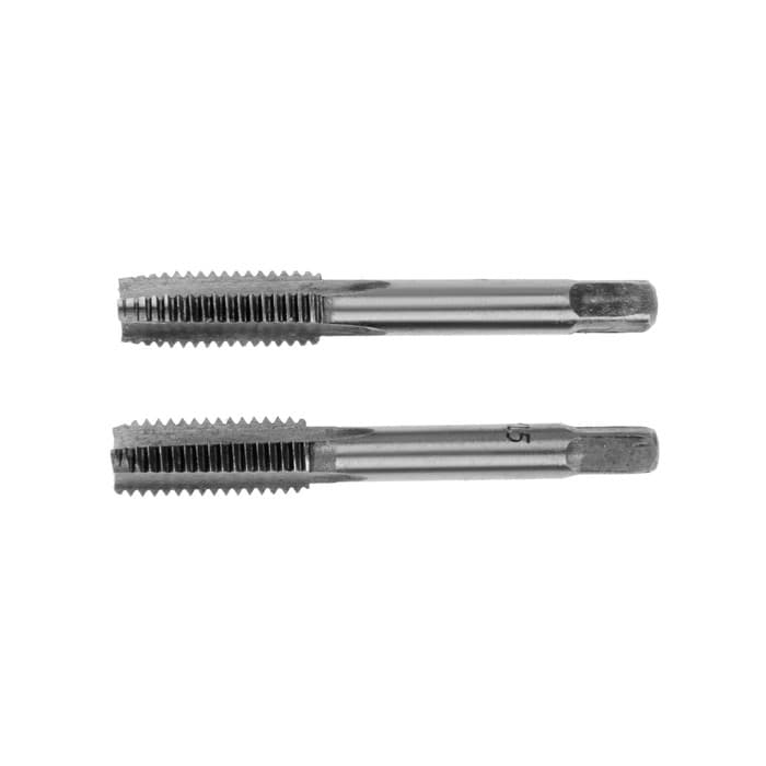 Метчики метрические ручные ТУНДРА, М10×1.5 мм, комплект из 2 шт.