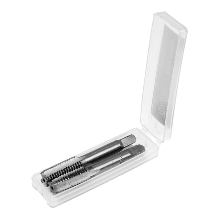 Метчики метрические ручные ТУНДРА, М12×1.75 мм, комплект из 2 шт.