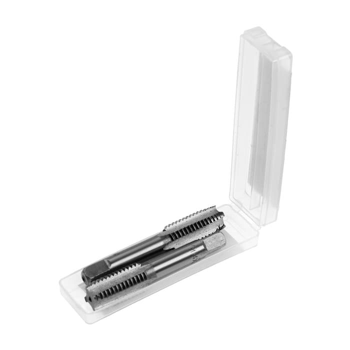 Метчики метрические ручные ТУНДРА, М14×2 мм, комплект из 2 шт.