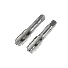 Метчики метрические ручные ТУНДРА, М16×1.5 мм, комплект из 2 шт.