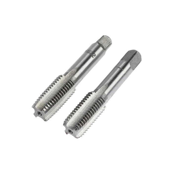 Метчики метрические ручные ТУНДРА, М16×2 мм, комплект из 2 шт.