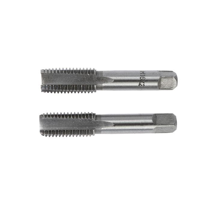 Метчики метрические ручные ТУНДРА, М16×2 мм, комплект из 2 шт.