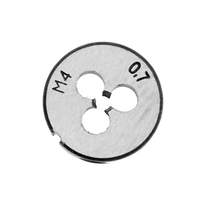 Плашка метрическая ТУНДРА, М4×0.7 мм