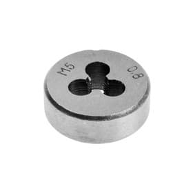 Плашка метрическая ТУНДРА, М5×0.8 мм