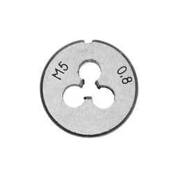 Плашка метрическая ТУНДРА, М5×0.8 мм