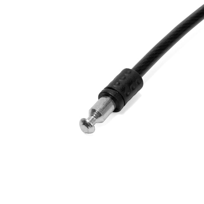 Замок навесной велосипедный LOCKLAND, 8×800 мм, английский ключ с пластиковой ручкой