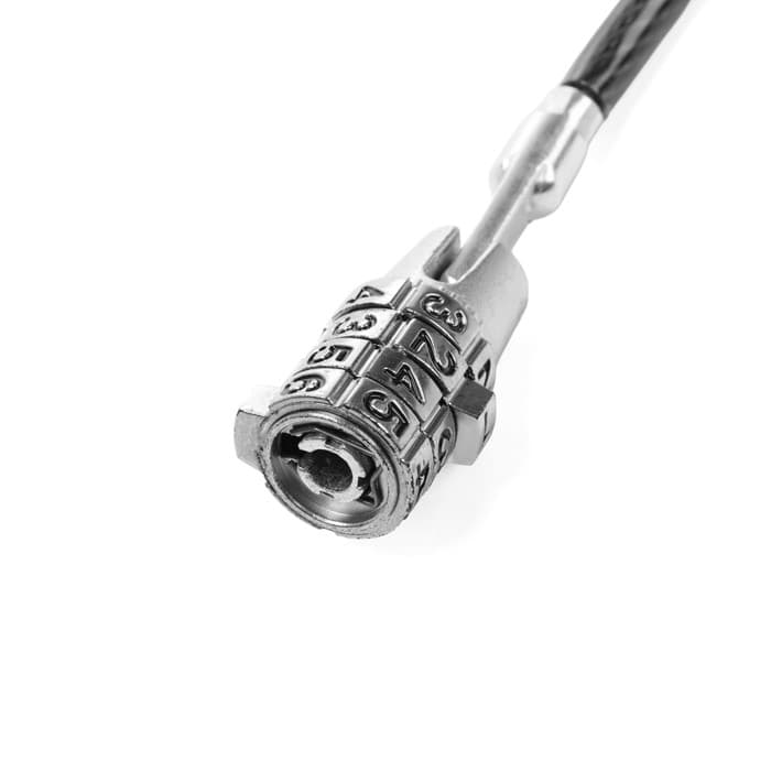 Замок навесной велосипедный LOCKLAND, кодовый, 6×650 мм